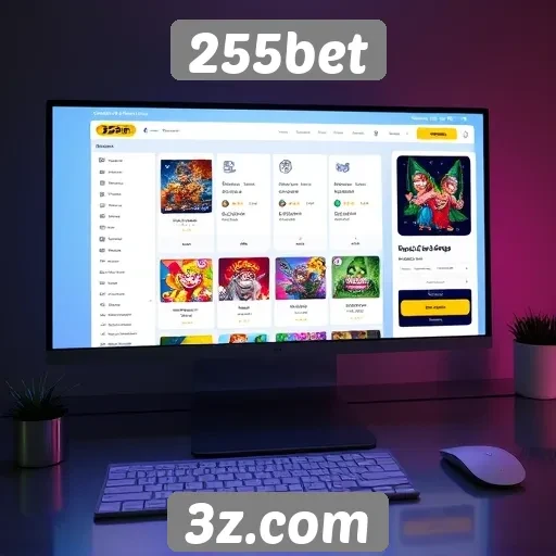 Avaliação da interface do usuário do site 255bet